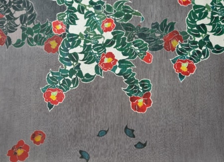 椿（部分） 94.0×211.0cm