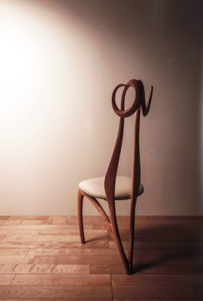 Sheep chair／2009年／メープル、牛革