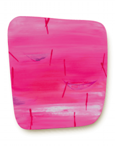 ぴったりな杖を探す look for a good stick 2014 oil on canvas