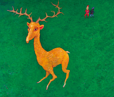 かわいこちゃんはどこへいく〈部分〉　130×194cm 2013年