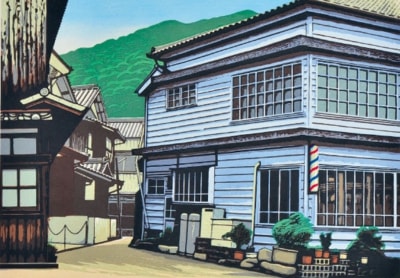 瀬戸内の理髪店（広島県 呉市）40×55cm　2014年