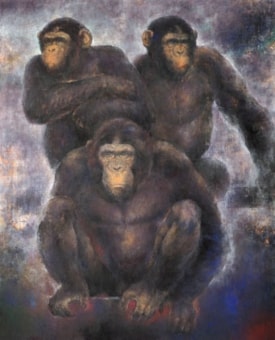 三人（第42回日展　2010年） 223×180cm