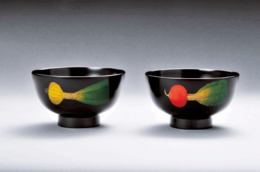 漆絵椀 125×70mm