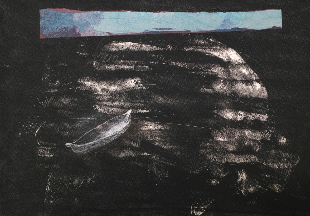 小舟 Rowboat Mixed Media